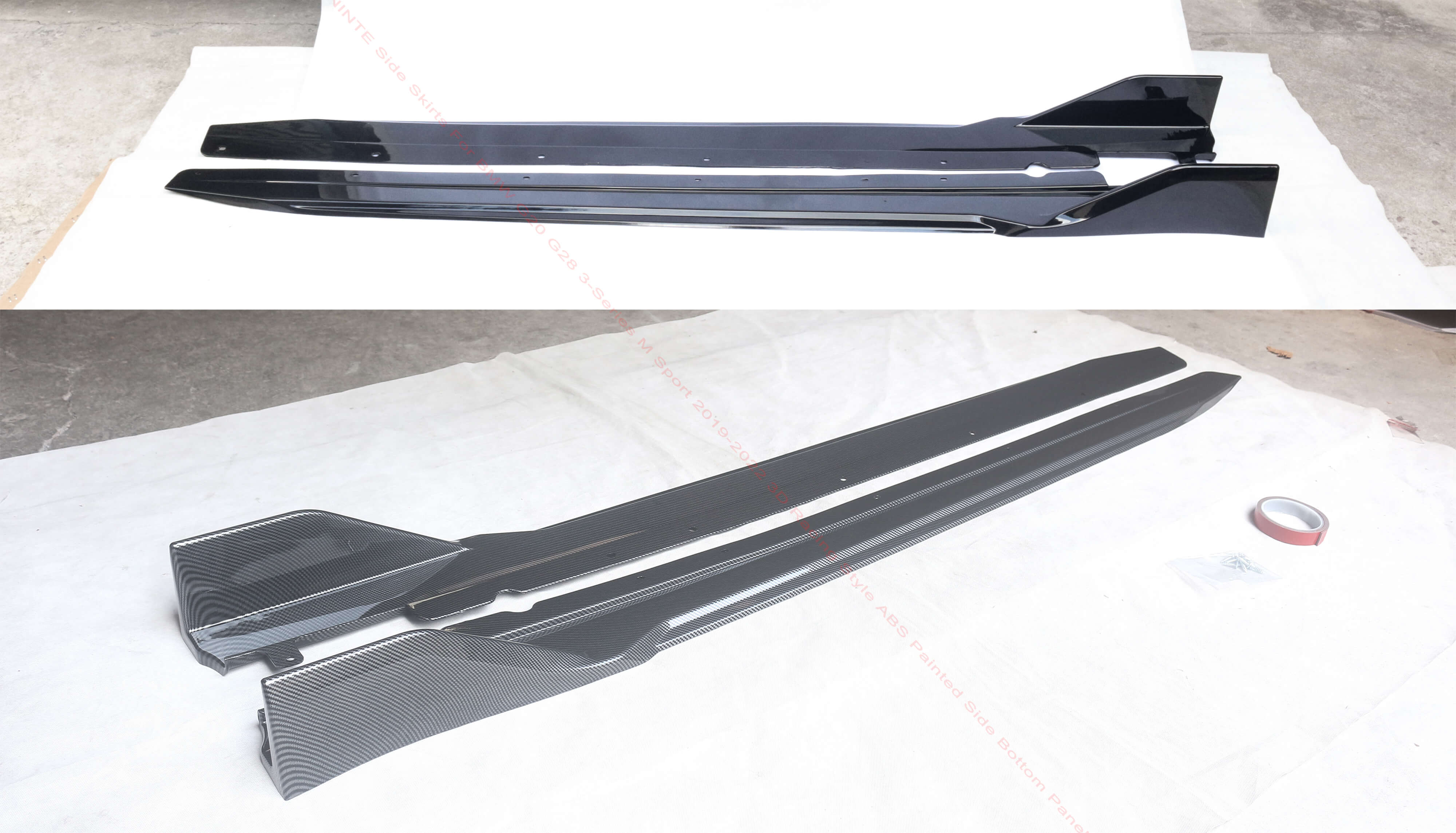 NINTE Side Skirts For BMW G20 G28 3-Series M Sport 2019-2022