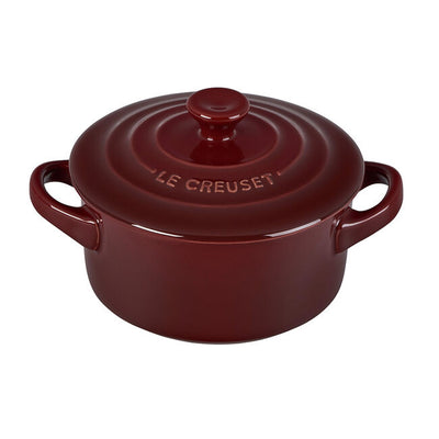  Le Creuset Enameled Cast Iron Mini Cocotte with Lid, 1/3 qt.,  Licorice, Black: Home & Kitchen