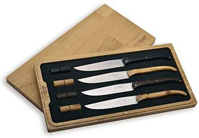 Handcrafted 6-Piece Steak Knife Set with Mixed French Wood Handles - L —  Julie & Ev