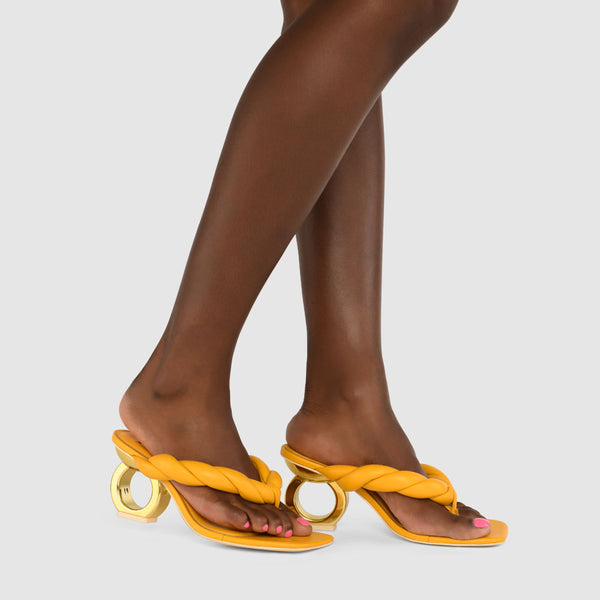 Zazie Single Chain Heel Sandals