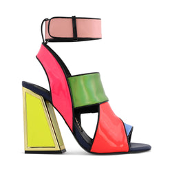 Wendy Multi Coloured Strappy Heels 