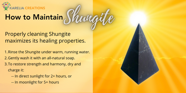 Clean and Maintain Shungite