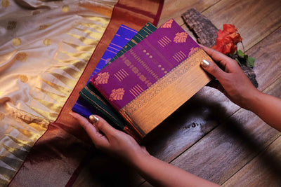 Small Watercolor Sketchbooks - Banarasi Silk Saree Collection – Blue Pine  Arts LLP