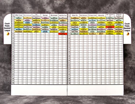 Zieglerworld Reusable Fantasy Football Draft Board Chart Kit - Holds Up to  12 Teams & 22 Rounds + Marker