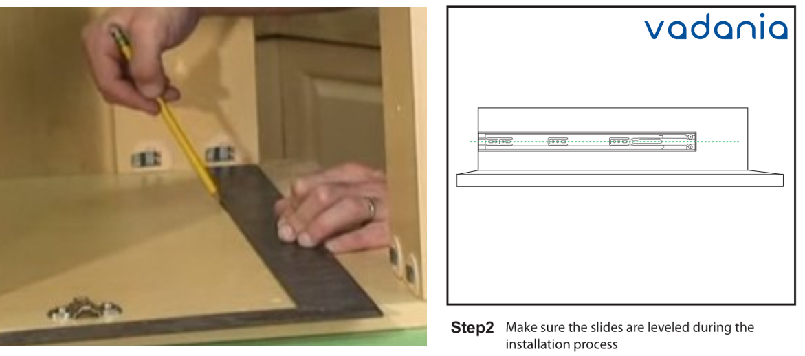 How To Install Drawer Slides Step By Step With Photos Vadania