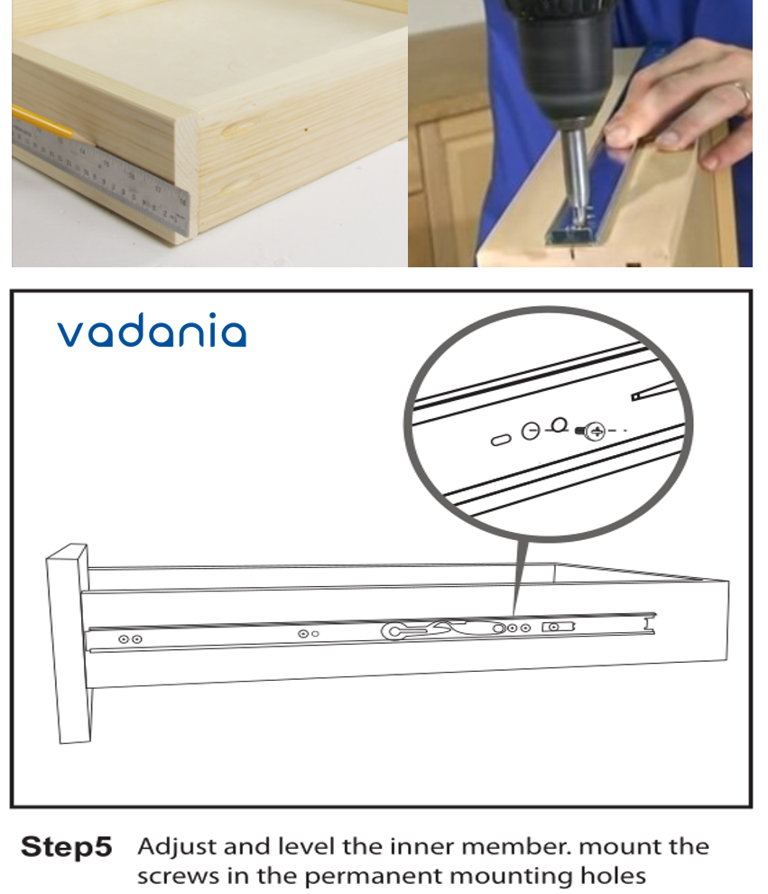 How To Install Drawer Slides Step By Step With Photos Vadania