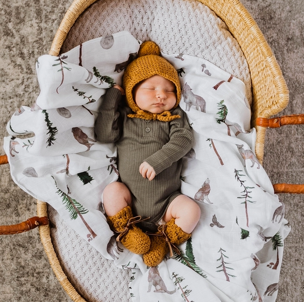 Merino Wool Bonnet + Booties Sets – The 