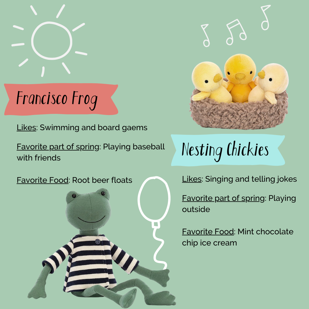 Francisco Frog and Nesting Chickies