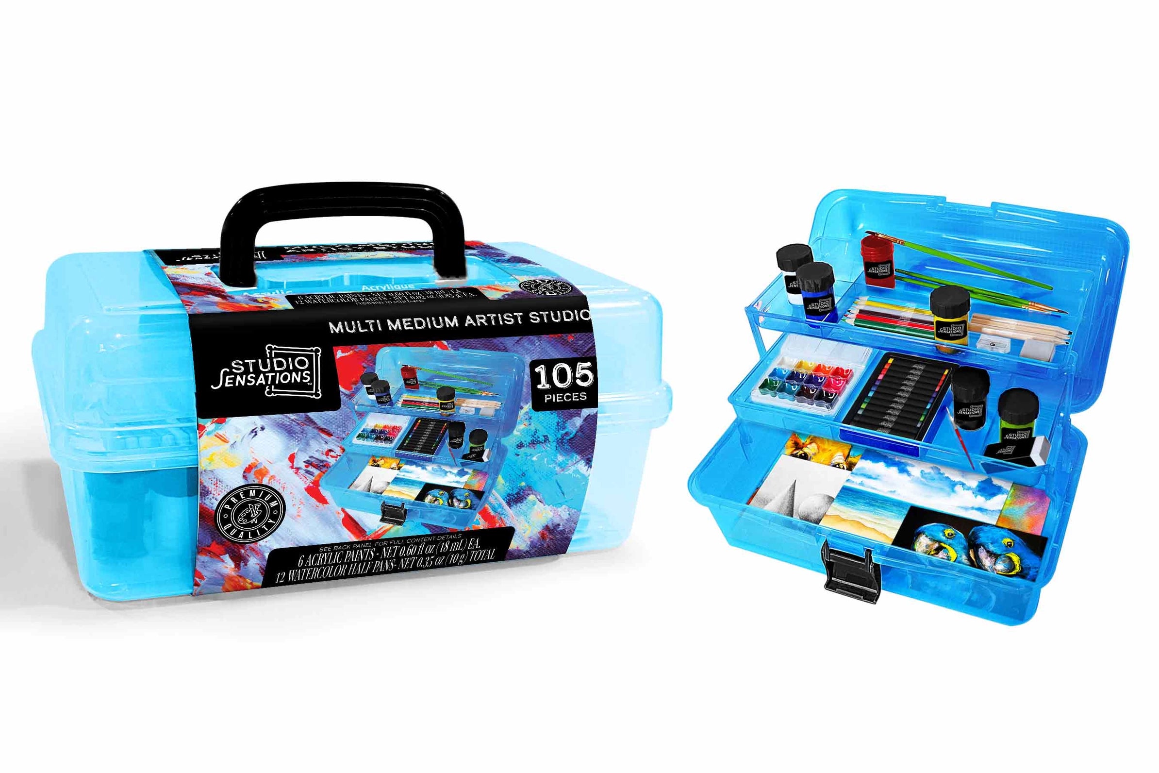 105 Pc Multi-Medium Artist Studio | Anker Play