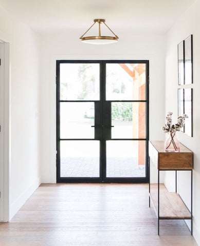 French steel door