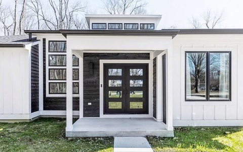 A French door for home entry