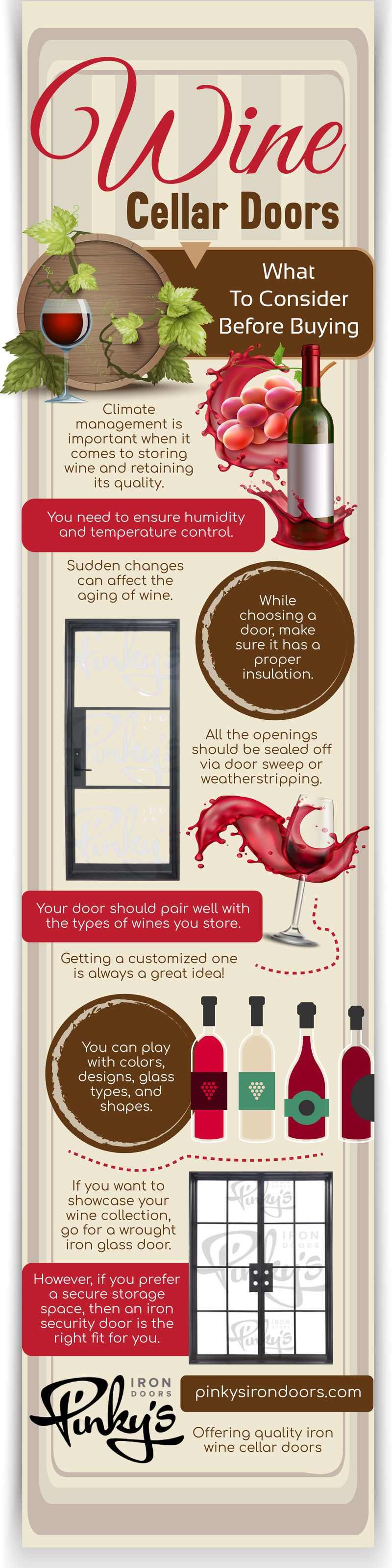 Wine Cellar Doors What to Consider Before Buying PINKYS