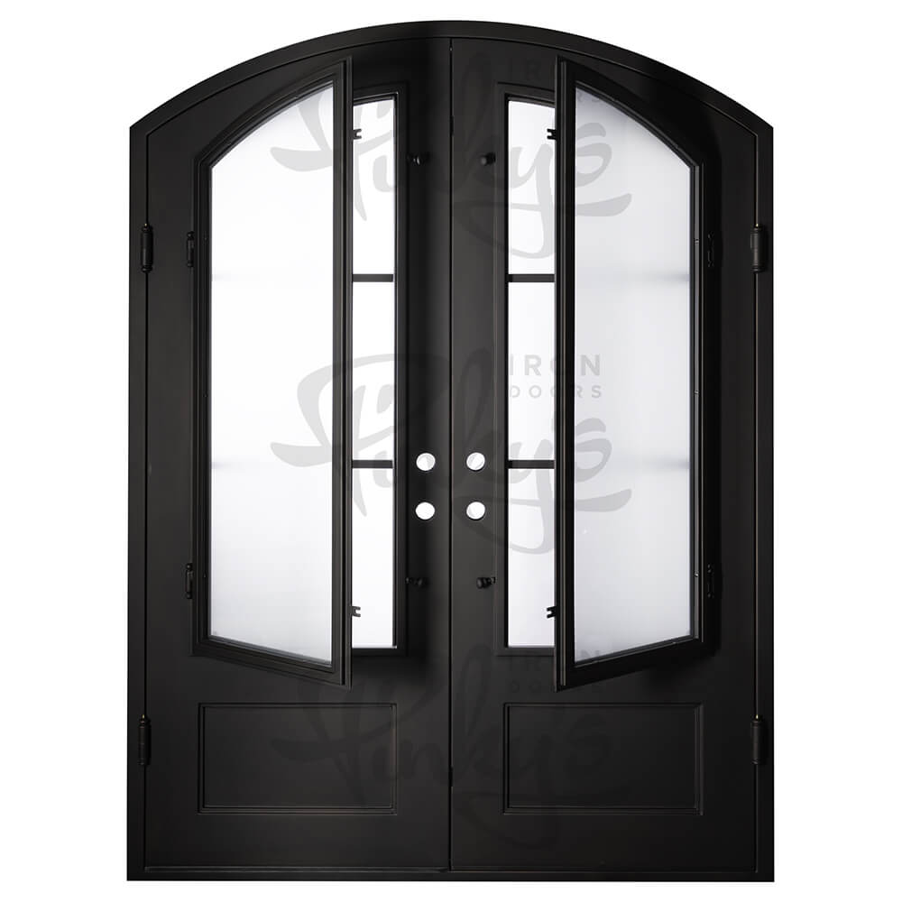 PINKYS Air 8 Double Arch Iron Doors w/ windows open