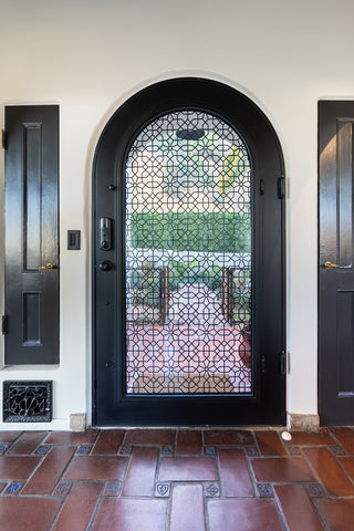 PINKYS Iron Doors Wrought Iron Entry Doors for the Home Exterior