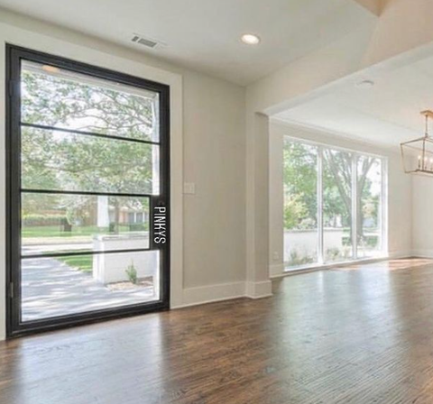  A home entry pivot door