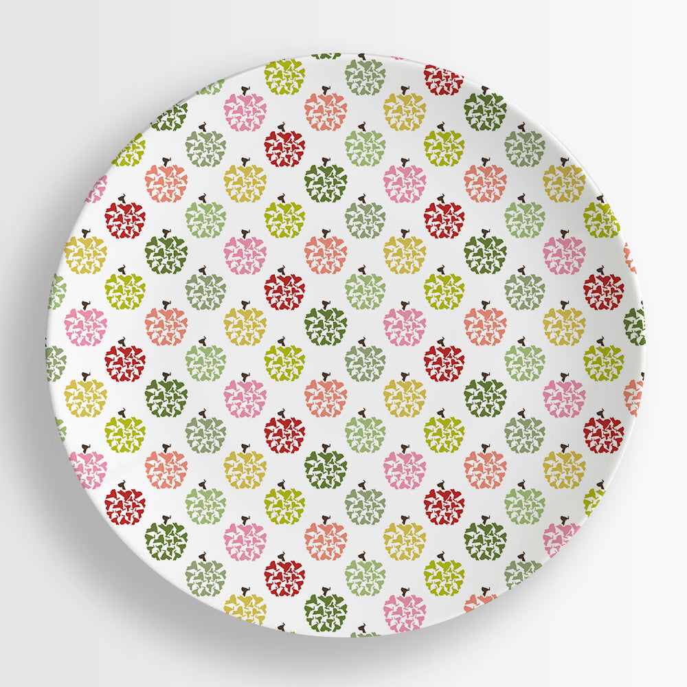 New York Apples Melamine Dinner Plates | HONEY + HANK