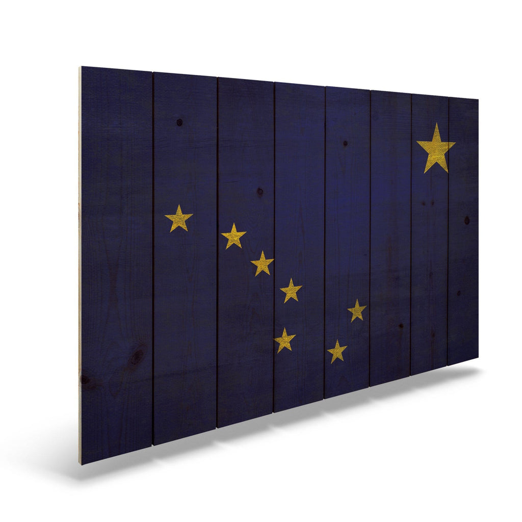 Rustic State Flags On Solid Pine Pallets Wall Decor Daydreamhq