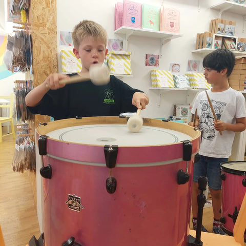 drum and ink create music village workshop 