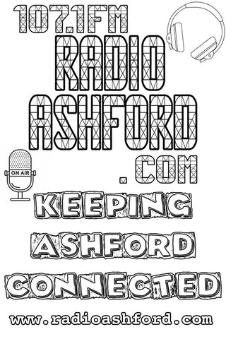 Radio Ashford Colouring sheet