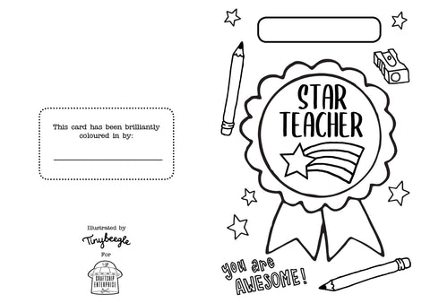 teachers cards to make