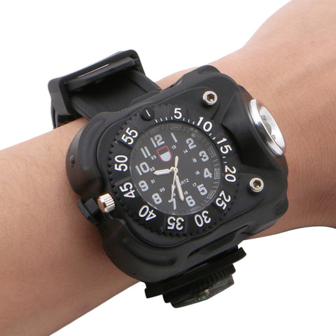 watch with led flashlight