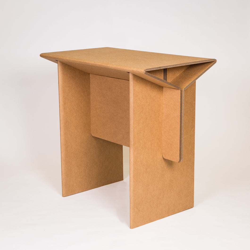 Flat Pack Cardboard Desk Table Thecardboardchair