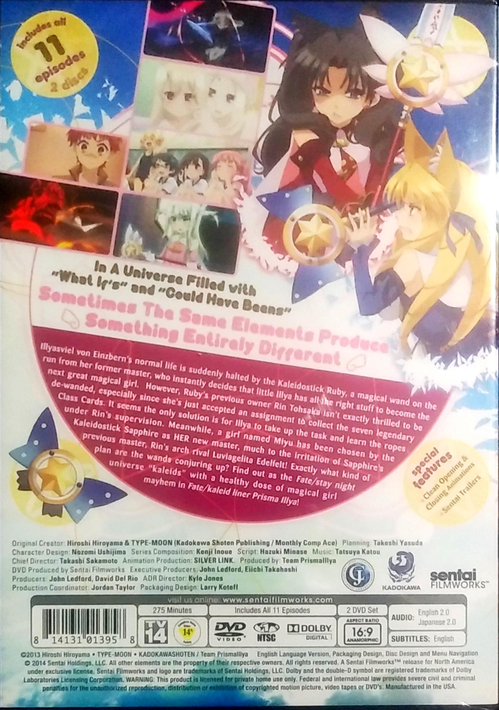 Fate/Kaleid Liner Prisma Illya DVD Complete Collection Sealed – TheAnimeCode