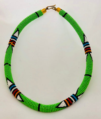 Naruki Maasai Collar Necklace - Now Chase the Sun