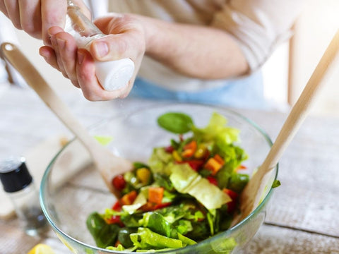 making salad