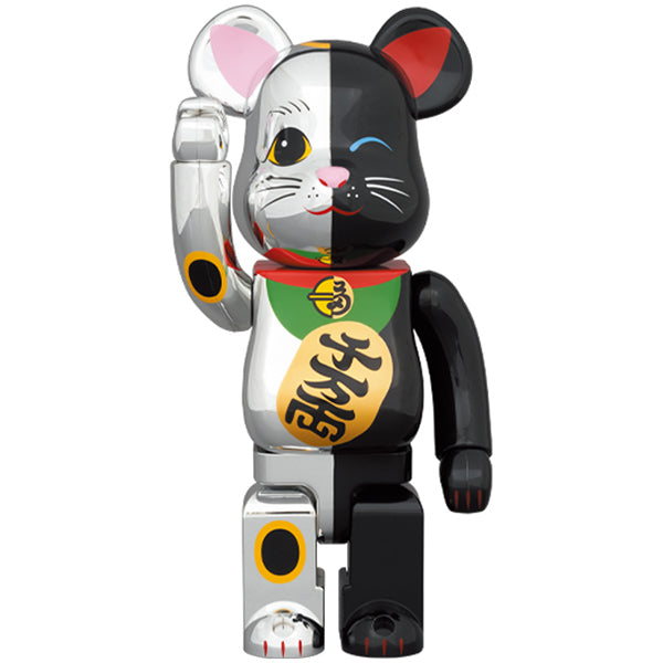 BE@RBRICK 招き猫 銀×黒 100％ & 400％ – MCT TOKYO