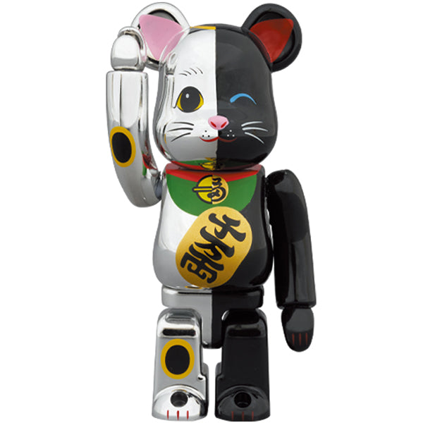 スタイリッシュシンプル-E@RBRICK 招き猫 金運• 黒メッキ 100