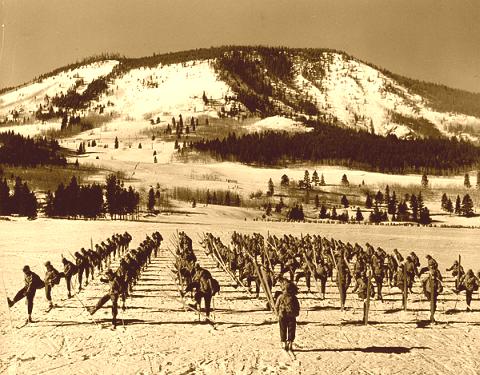 WWII 10th Mountain Division on Skis.