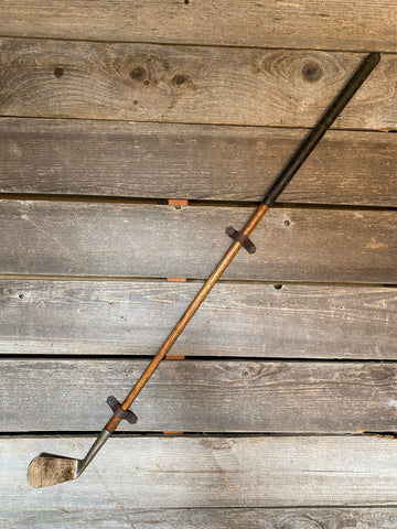 how to hang vintage golf clubs