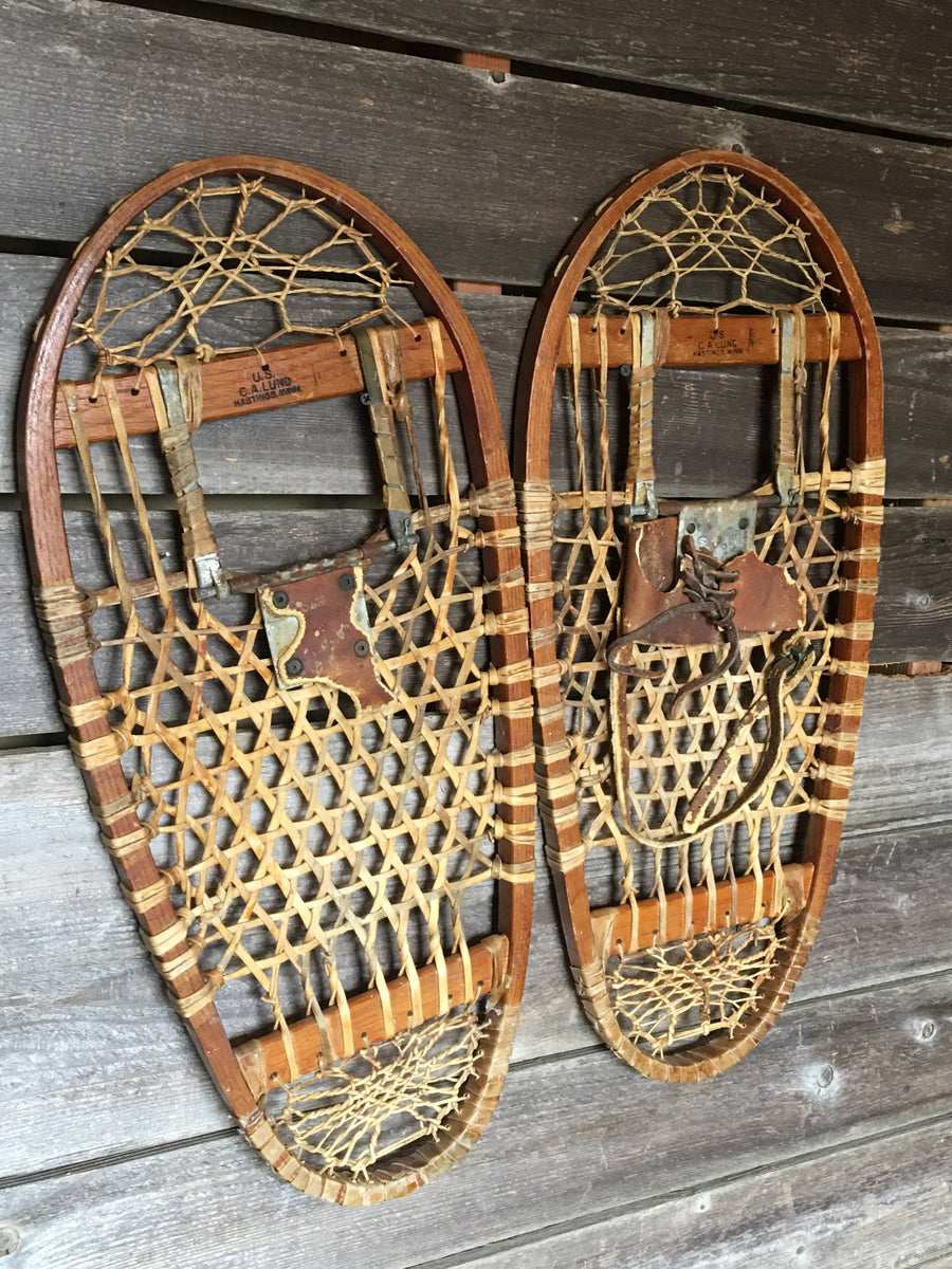 old fashioned snow shoes