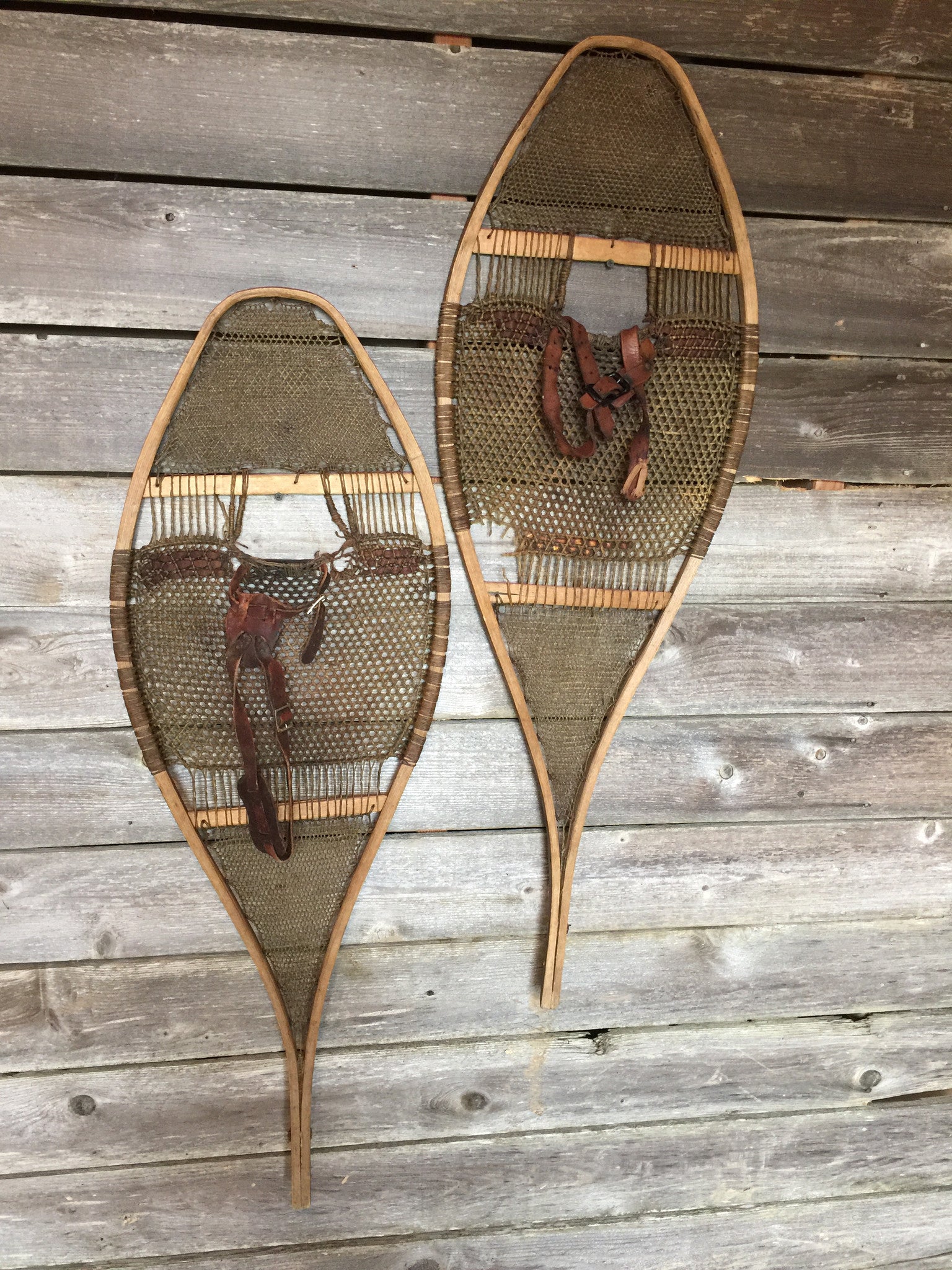 Antique Native American Snowshoes - VintageWinter - Snowshoeing