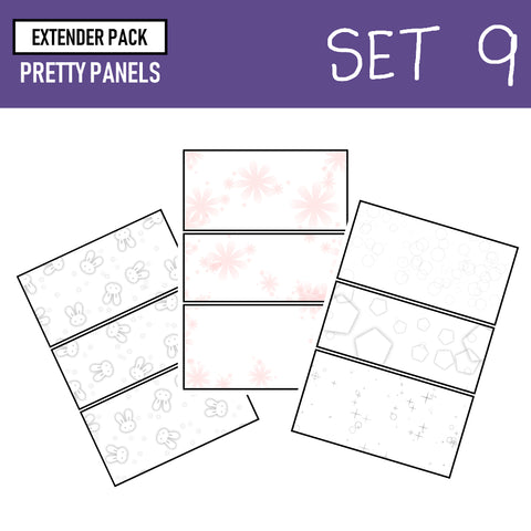 The Pretty Panels Extender Pack on Lines and Grace - Set 9