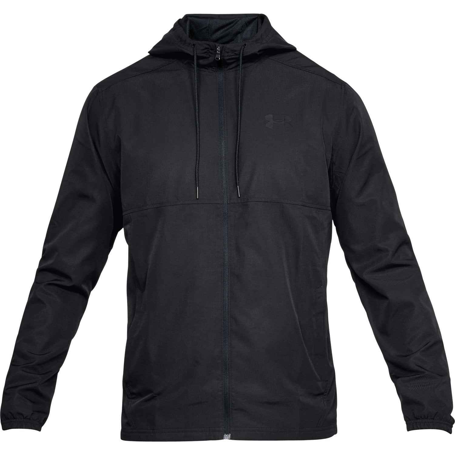 under armour men's sportstyle woven full zip hoodie