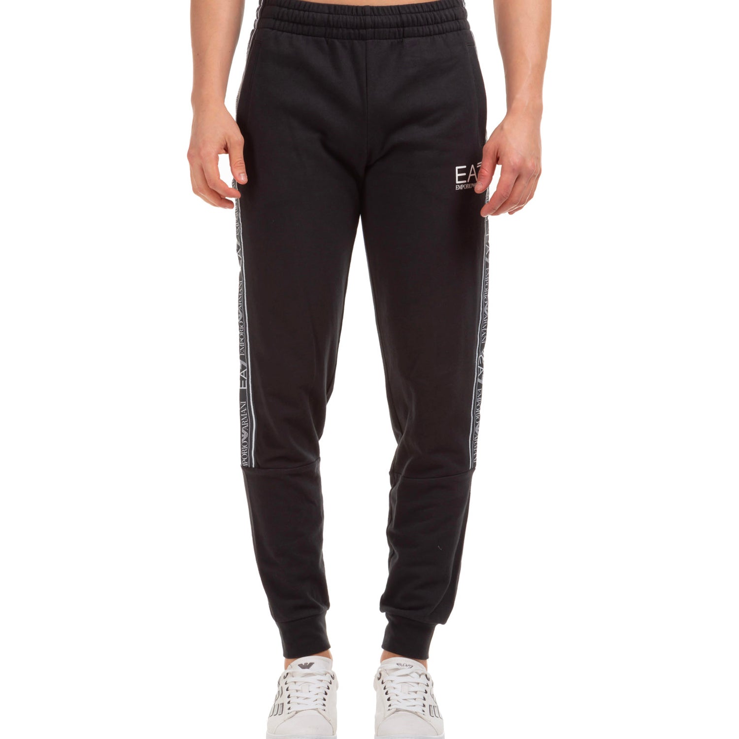 Emporio Armani EA7 Mens 3HPP61 Branded Cotton Track Pants - Black – Sutton  Sports