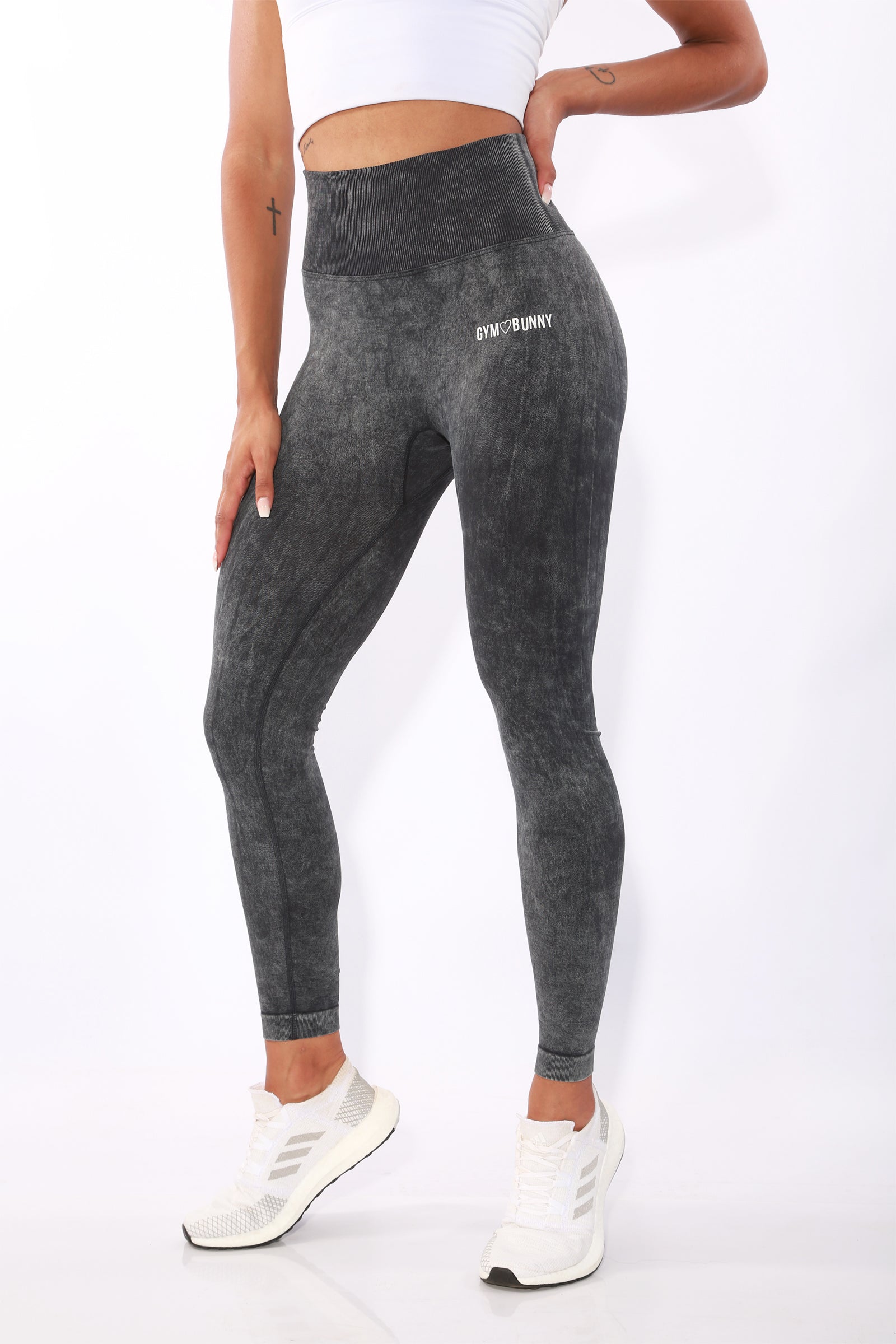 Gym Bunny Summer Scrunch leggings -Blue wash – Shape Wear Shop