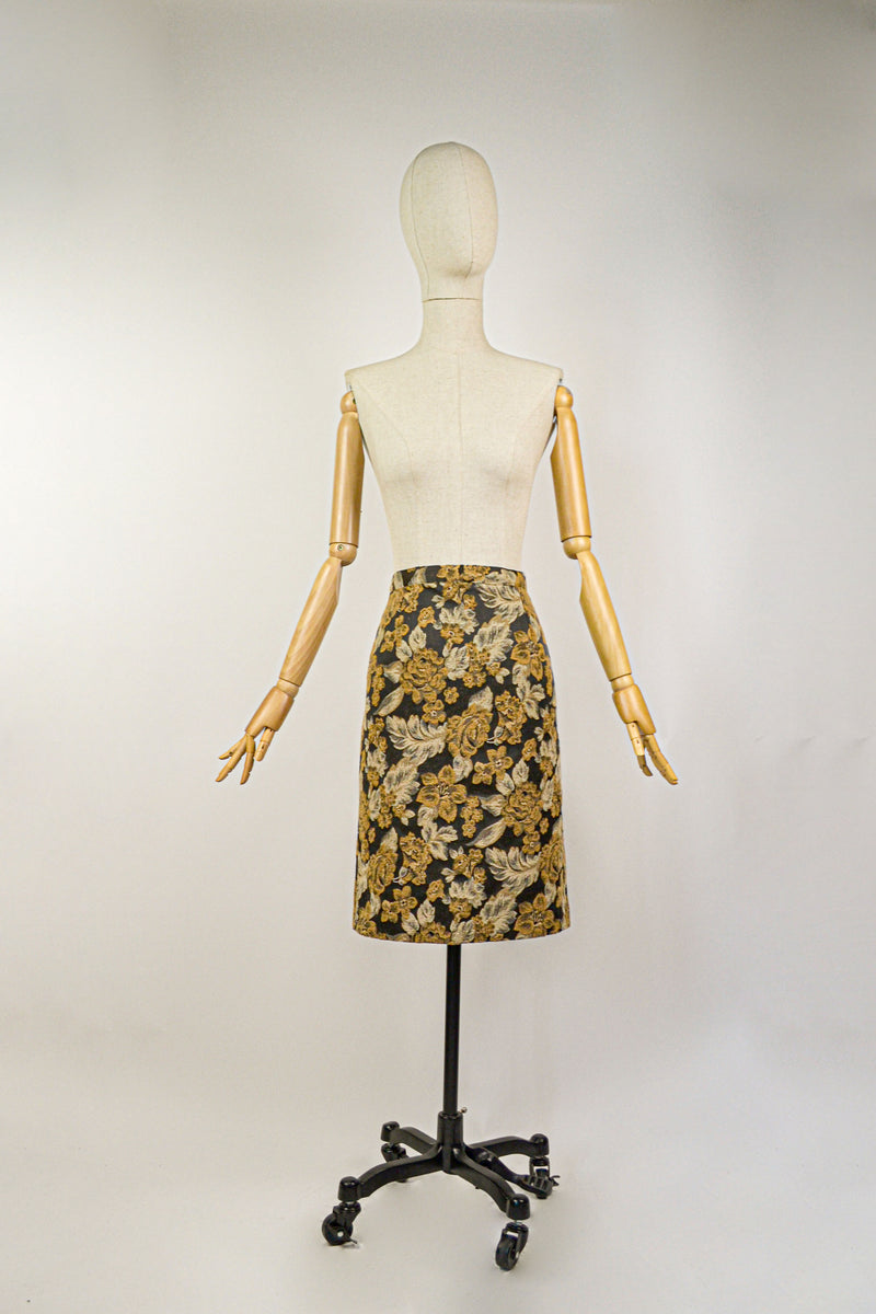 Vintage Tapestry Pearl Skirt