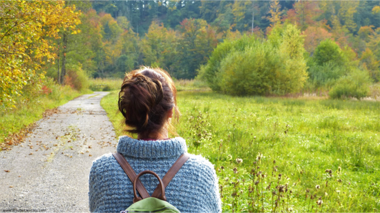 Woman in nature