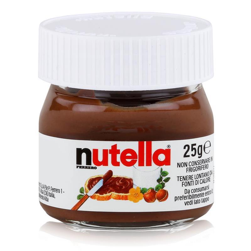 mini nutella jars