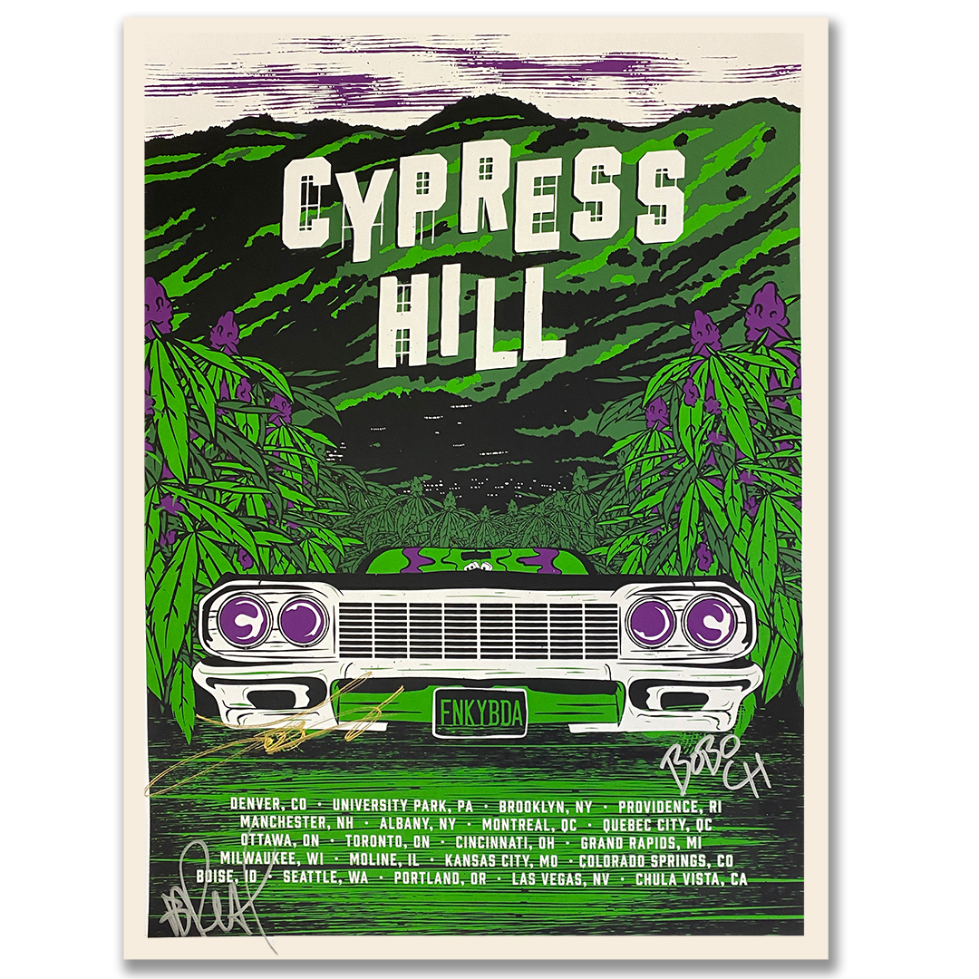 Cypress Hill "VIP Event" AUTOGRAPHED LIMITED EDITION Poster - Cypress Hill product image