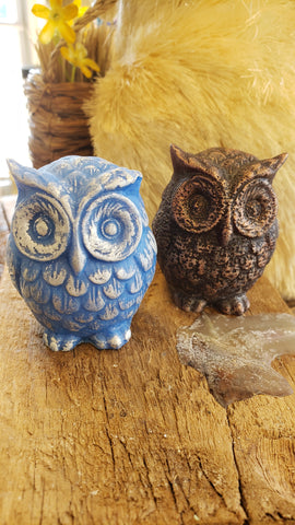 Owl Pillar Candles