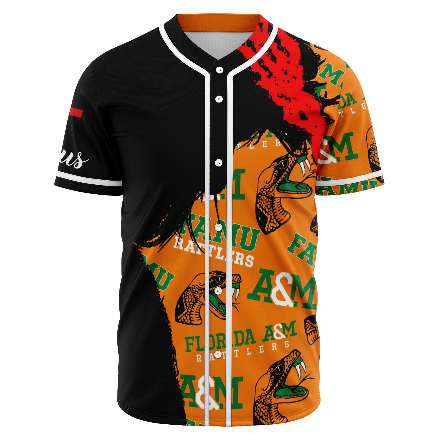 Baseball Jersey Famu Rattlers All-Over-Print - joxtee