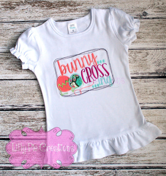 Bunny Crossing - Girls Easter Shirt - Toddler Easter Shirt – Lilly Pie ...
