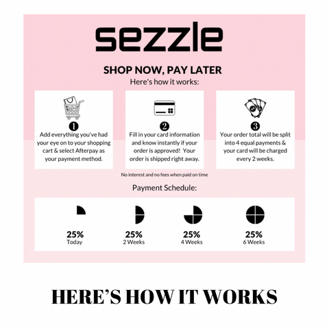 BUY NOW PAY LATER ( SEZZLE CHECKOUT) – Definition Her Boutique