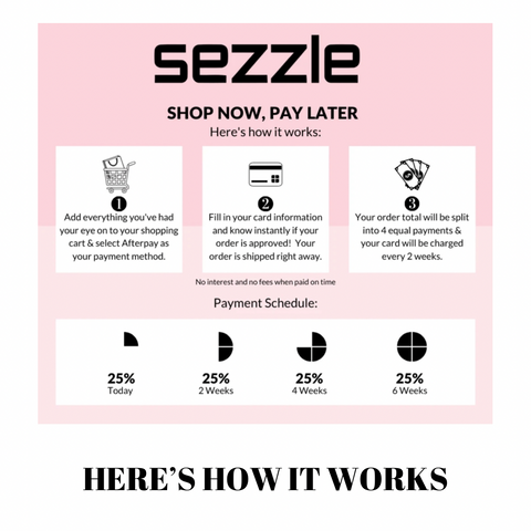 Sezzle & Afterpay In Store Purchase | Amendolaro