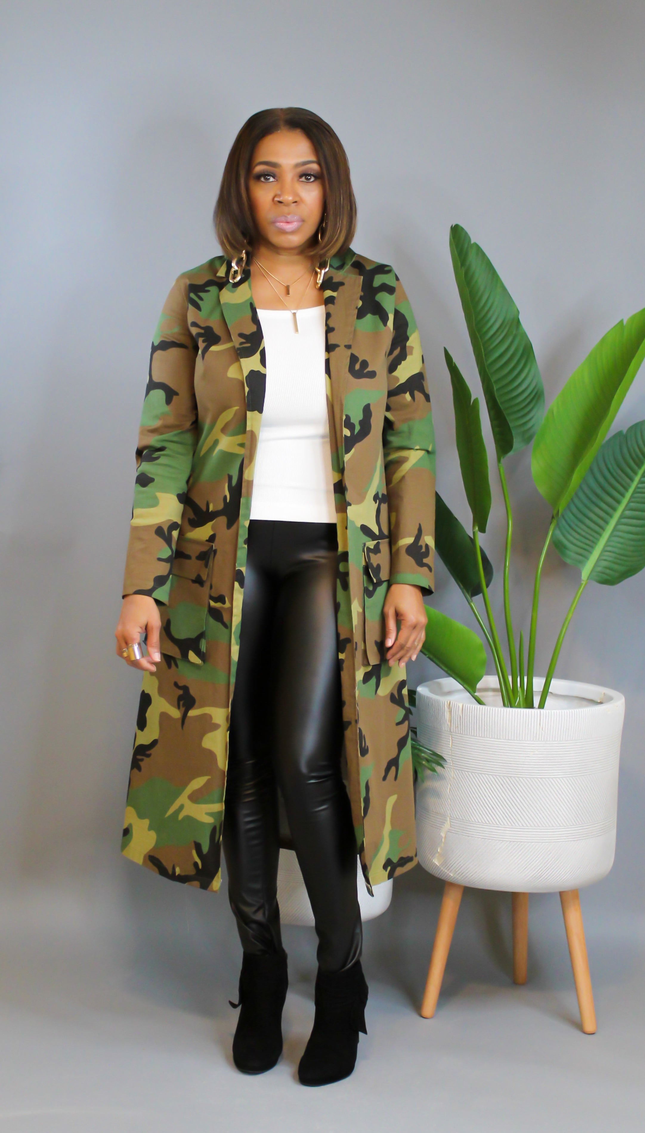 Full length Camo Jacket – MiMi-Michelle Boutique