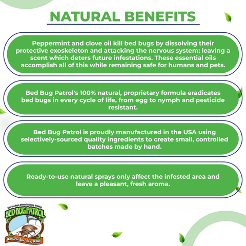 natural benefits to get rid of bed bugs